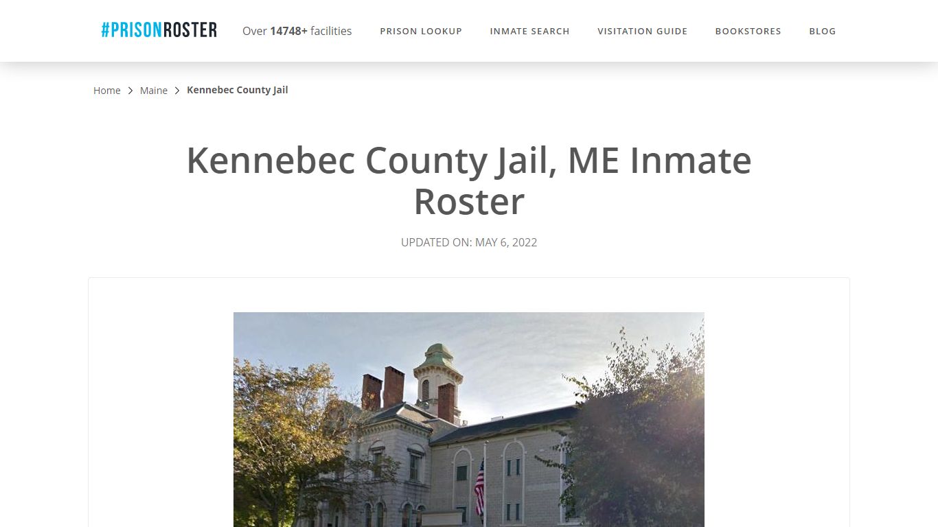 Kennebec County Jail, ME Inmate Roster
