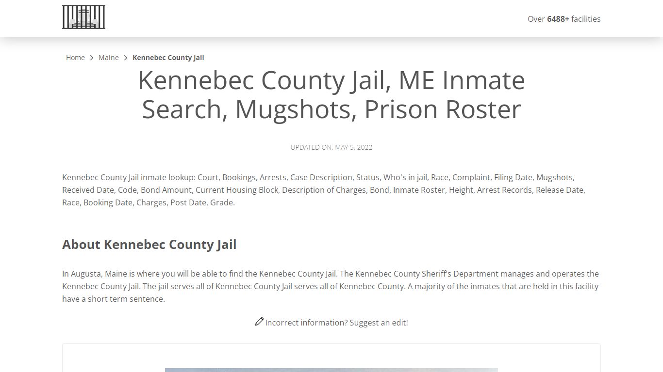 Kennebec County Jail, ME Inmate Search, Mugshots, Prison ...